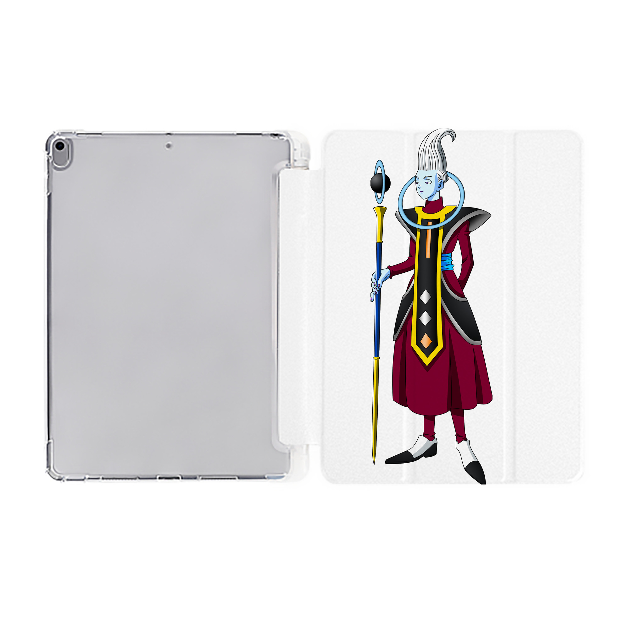 （画像用） ドラゴンボール DRAGON BALL IPad ケース ペン収納付き 三つ折りスタンド PUレザー×シリコン 対応機種9.5/10.5/10.9インチ